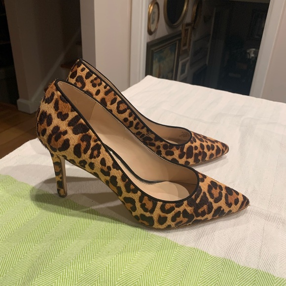 Jessica Simpson Shoes - Jessica Simpson Carpena leopard print calf hair pumps